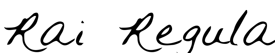 Rai Regular Font Download Free