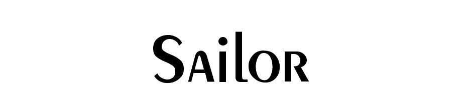 Sailor cкачати шрифт безкоштовно