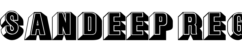 SANDEEP Regular Font Download Free