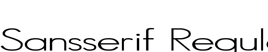 Sans Serif Regular Font Download Free