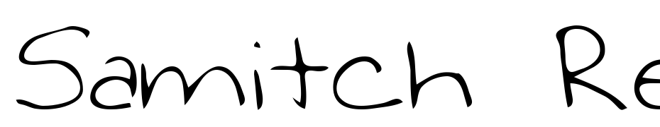 Samitch Regular Font Download Free
