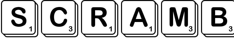 Scramble Font Download Free