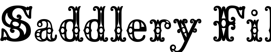Saddlery Fill Font Download Free