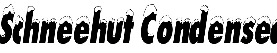 Schneehut Condensed DB Font Download Free