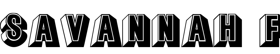 Savannah Fat Font Download Free