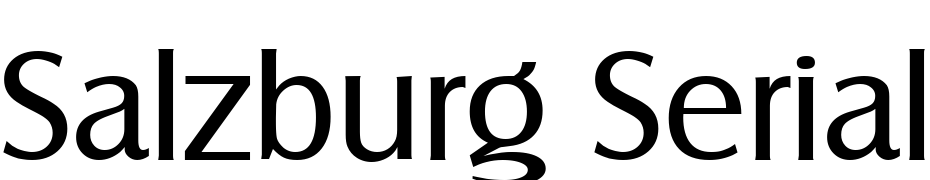 Salzburg Serial Regular DB Font Download Free