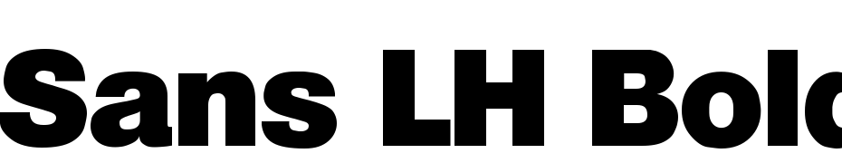 Sans LH Bold Font Download Free