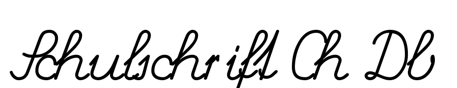 Schulschrift CH DB Font Download Free