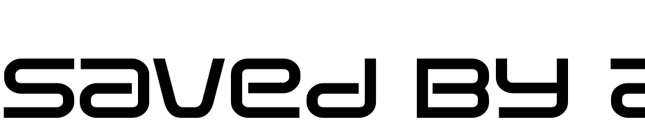 Saved By Zero Font Download Free