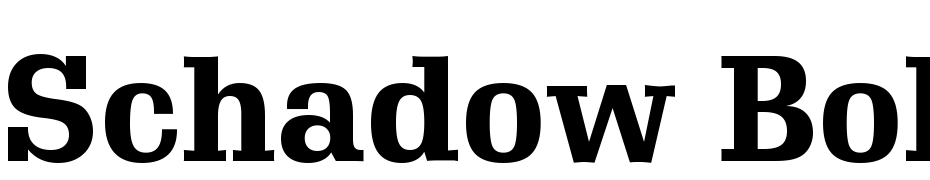 Schadow Bold BT Font Download Free