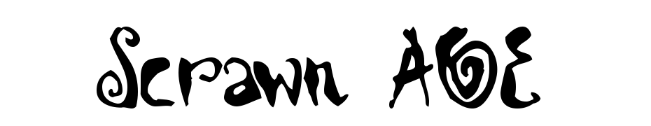 Scrawn AOE Font Download Free