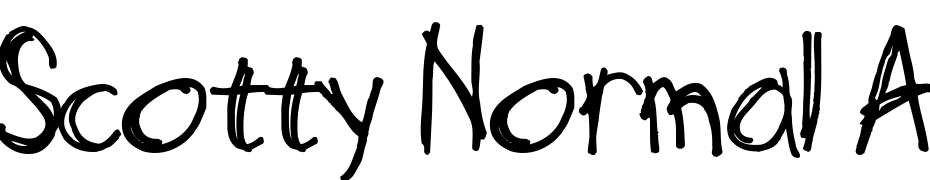 Scotty Normal A Font Download Free