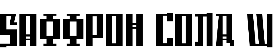 Saffron Cold War Font Download Free