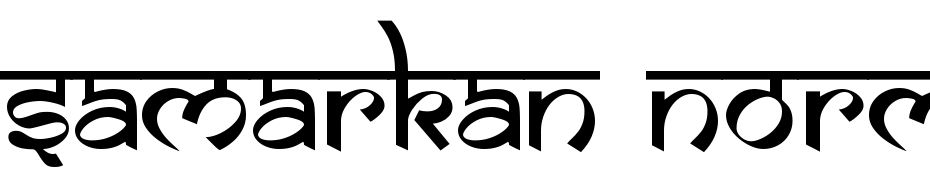 Samarkan Normal Font Download Free