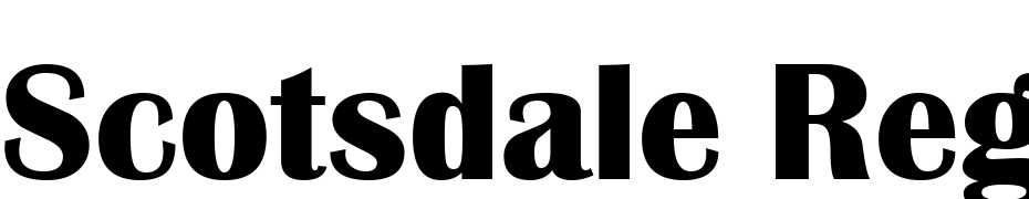 Scotsdale Regular Font Download Free
