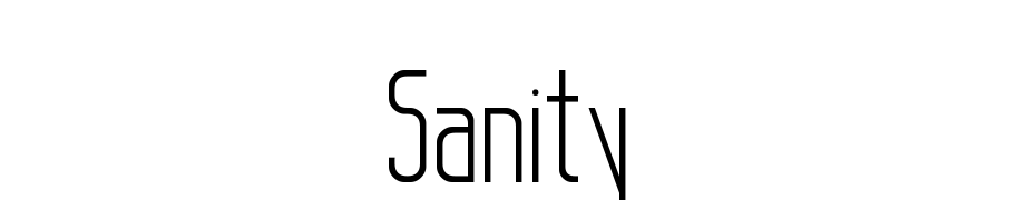 Sanity Font Download Free