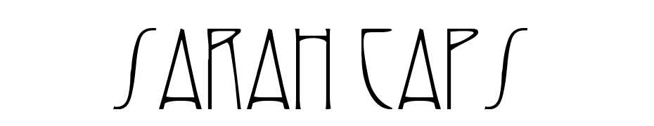 Sarah Caps Font Download Free