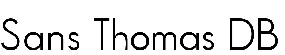 Sans Thomas DB Normal Font Download Free