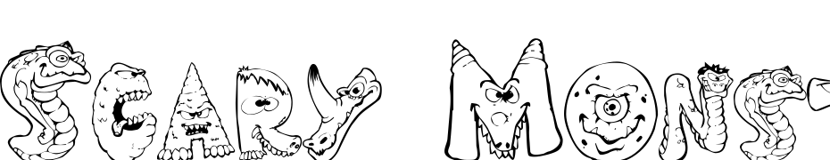 Scary Monsters Font Download Free