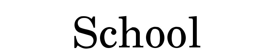 Schoolbook Regular Font Download Free