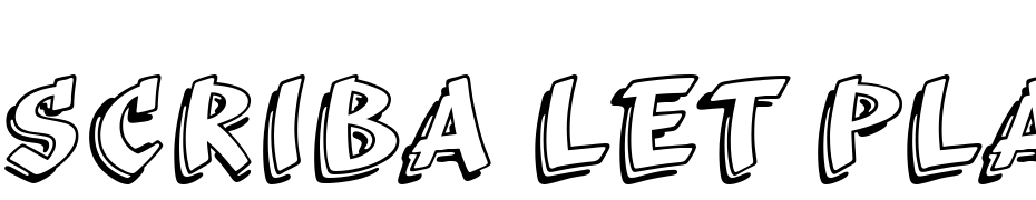 Scriba LET Plain Font Download Free