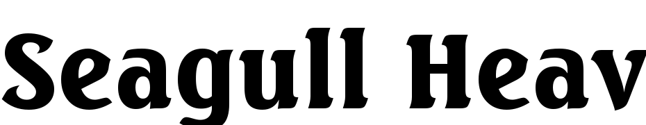 Seagull Heavy BT Font Download Free
