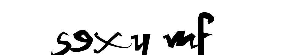 Sexy MF Font Download Free