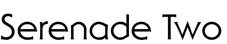 Serenade Two Regular DB Font Download Free