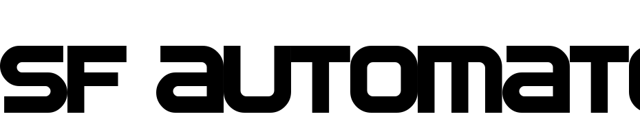 SF Automaton Font Download Free