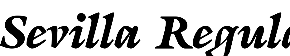 Sevilla Regular DB Font Download Free