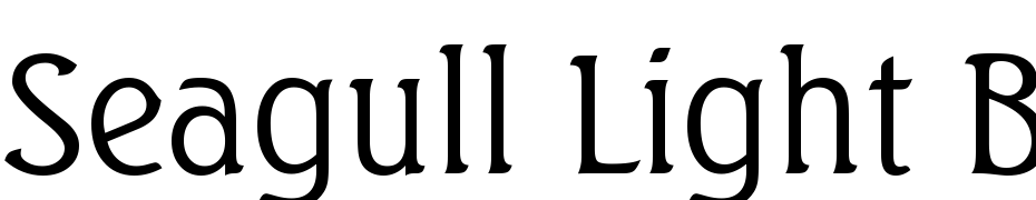 Seagull Light BT Font Download Free