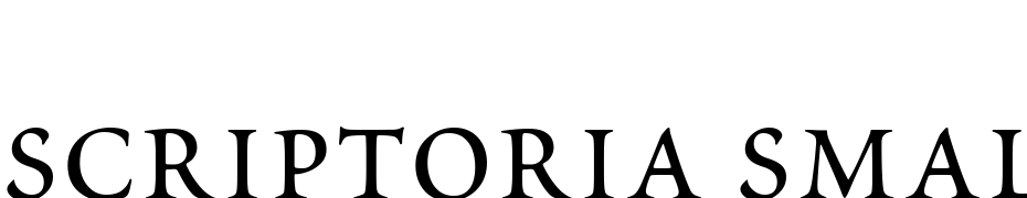 Scriptoria Small Caps SSi Font Download Free