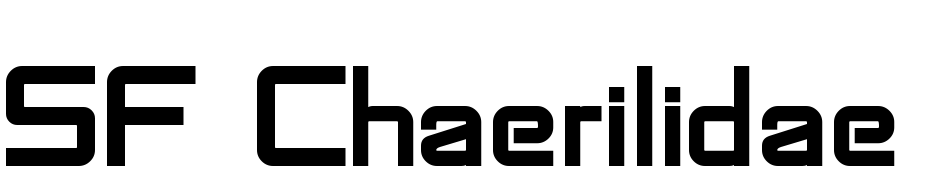 SF Chaerilidae Bold Font Download Free