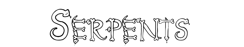 Serpents Font Download Free