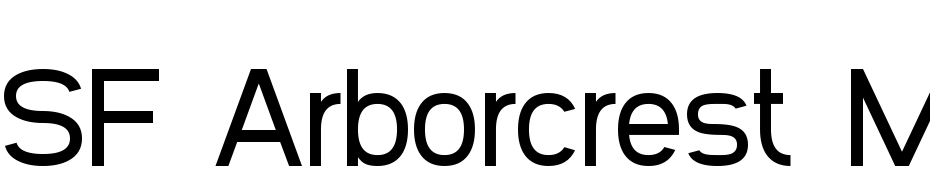 SF Arborcrest Medium Font Download Free