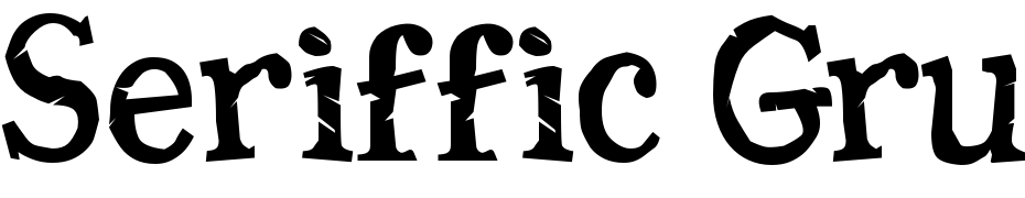 Seriffic Grunge Fuente Descargar Gratis