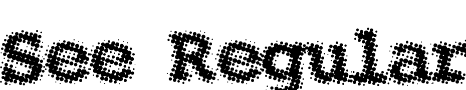 See Regular Font Download Free