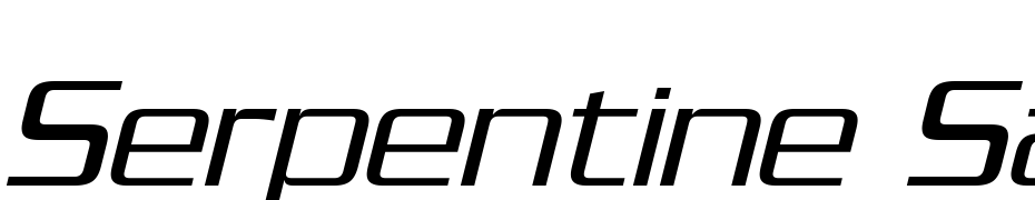 Serpentine Sans ICG Light Oblique Font Download Free