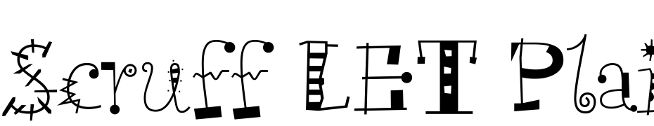 Scruff LET Plain:1.0 Font Download Free