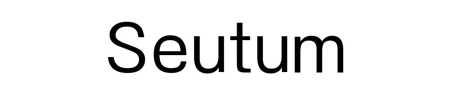 Seutum Font Download Free