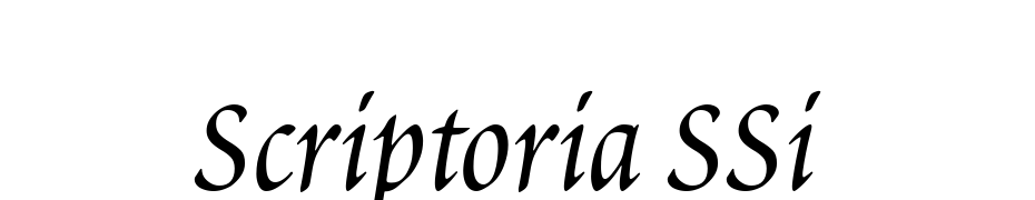 Scriptoria SSi Font Download Free