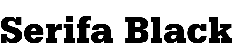 Serifa Black BT Font Download Free