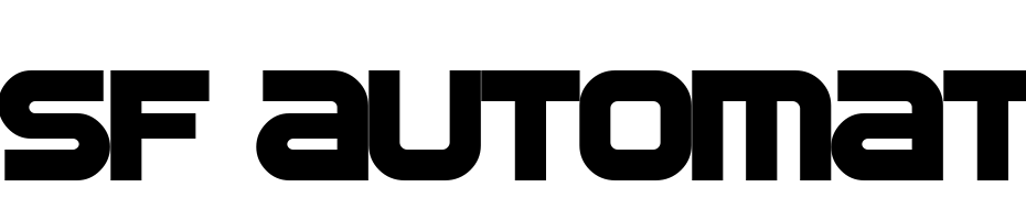 SF Automaton Bold Font Download Free