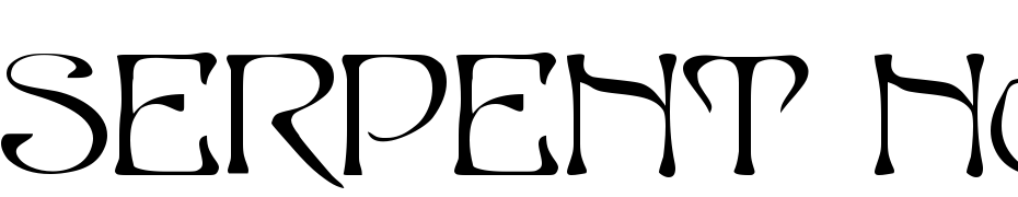 SERPENT Normal Font Download Free