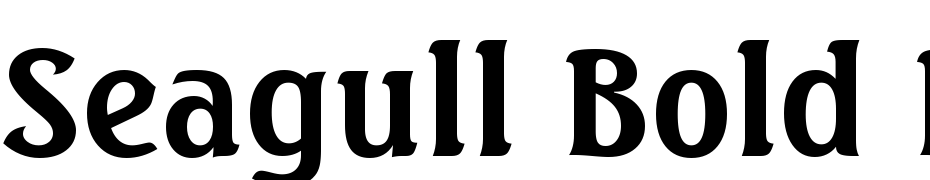 Seagull Bold BT Font Download Free