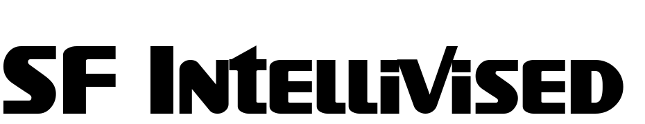 SF Intellivised Bold Font Download Free
