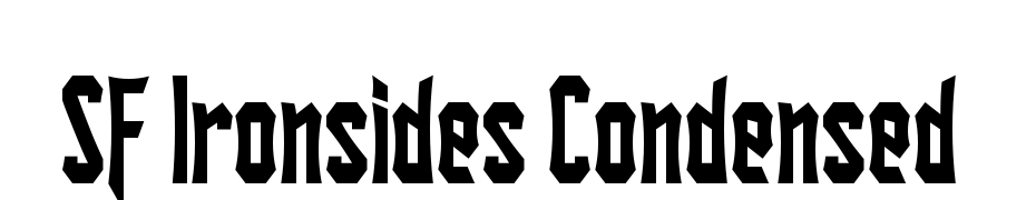 SF Ironsides Condensed Font Download Free