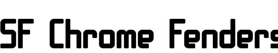 SF Chrome Fenders Bold Font Download Free