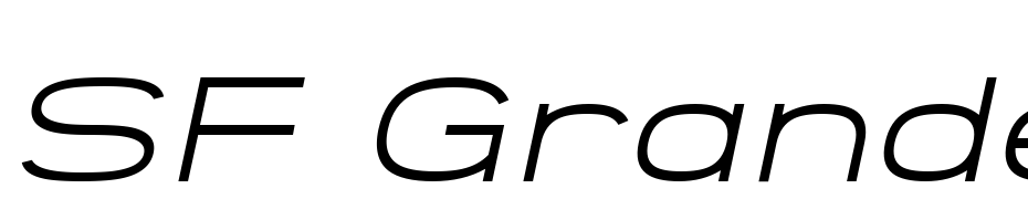 SF Grandezza Light Oblique Font Download Free