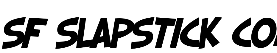 SF Slapstick Comic Bold Oblique Font Download Free